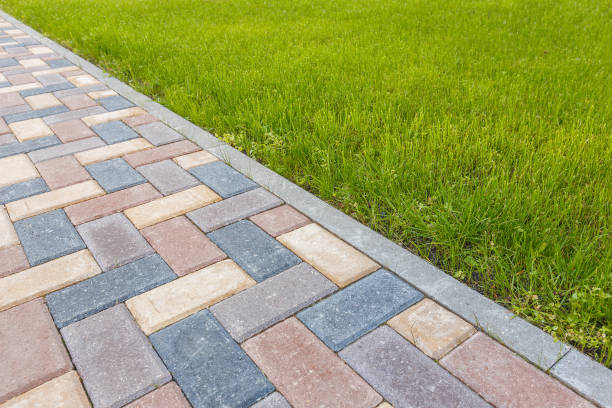 Permeable Paver Driveway in Bakersfield Country Clu, CA